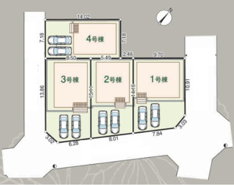狭山市 広瀬台１丁目 新築一戸建て　2号棟