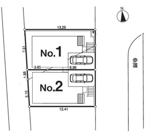 所沢市 中新井５丁目 新築一戸建て　２号棟