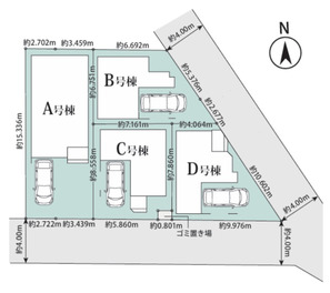 所沢市 南住吉 新築一戸建て A号棟