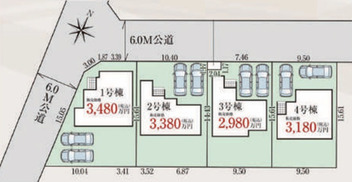 狭山市 広瀬台３丁目 新築一戸建て　3号棟
