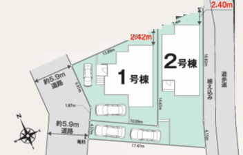 所沢市 大字下安松 新築一戸建て　１号棟