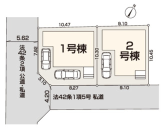 所沢市 大字松郷 新築一戸建て　1号棟